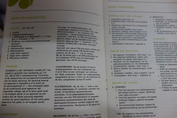 PHILIPS RH701 guide handleiding 1973 - nr.2 (D244) - Afbeelding 5