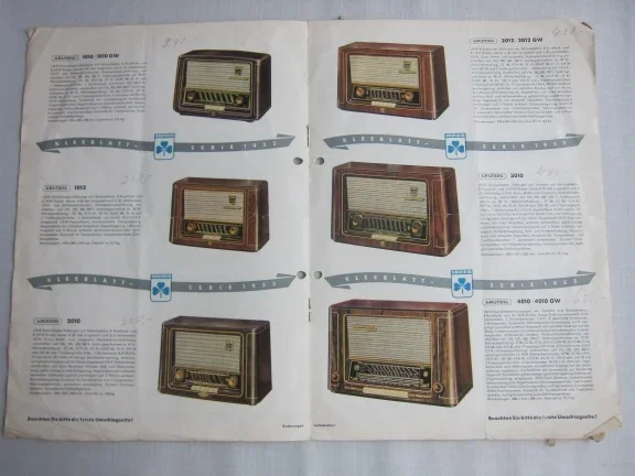 Antieke GRUNDIG productenbrochure 1953 (juli1952) (D155) - Afbeelding 3