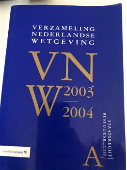 Verzameling Nederlandse Wetgeving 2003/2004 ABC - 1