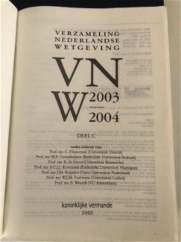 Verzameling Nederlandse Wetgeving 2003/2004 ABC - 6