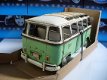 Tinplate Collectables 1/18 VW Volkswagen T1 Microbus Groen - 3 - Thumbnail