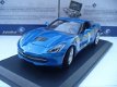 Maisto 1/18 Chevrolet Corvette Stingray 2014 Lichtblauw - 1 - Thumbnail