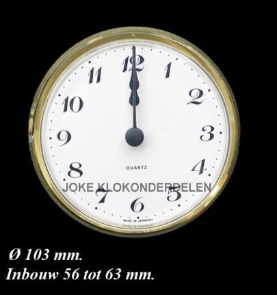 = Quartz Insteek uurwerk = UTS - 30780 - Afbeelding 2