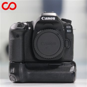 ✅ Canon EOS 80D + Canon batt. grip (9836) - 1