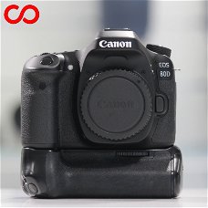 ✅ Canon EOS 80D + Canon batt. grip (9836)