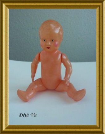 Oud celluloid popje // vintage celluloid doll - nr. 1