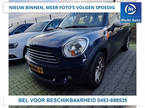 Mini Mini Countryman - 1.6 Cooper Automaat 1e Eigenaar Airco Verwarmde voorstoelen Witte Lichtmetale - 1