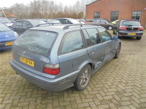 BMW 3-serie Touring - 316i Edition autom, bj99, E36, veel extras, schade, rijd perfect, 309dkm, nap, - 1