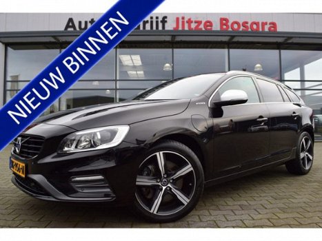 Volvo V60 - 2.4 D6 Twin Engine R-Design Navigatie, Stoelverwarming, Afn.Trekhaak, 18inch LMV, 1e Eig - 1