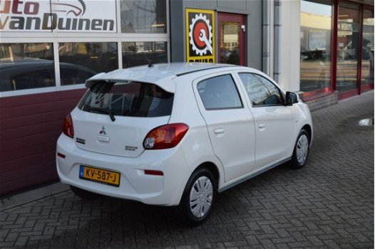 Mitsubishi Space Star - 1.0 Cool+ O.a: Parelmoer wit, Airco, Start-Stop, Nap, Centr. portiervergr - 1
