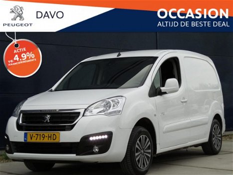 Peugeot Partner - GB 120 L1 1.6 BlueHDi 100pk Premium Pack NAVIGATIE en TREKHAAK - 1