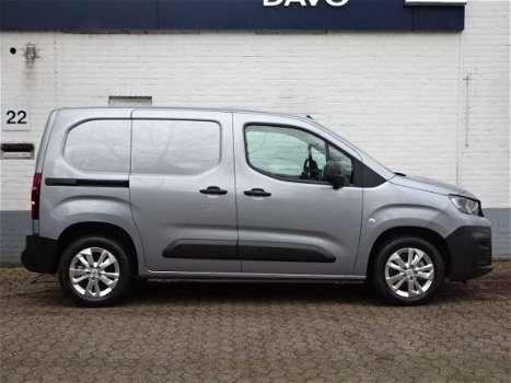 Peugeot Partner - 1.6 BlueHDi 100pk 650kg Asphalt Navigatie, LMV, Nieuw - 1