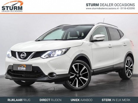 Nissan Qashqai - 1.2 Tekna | Trekhaak | Panoramadak | 360° Camera | Leder | Navigatie | LED | Stoelv - 1