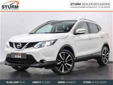 Nissan Qashqai - 1.2 Tekna | Trekhaak | Panoramadak | 360° Camera | Leder | Navigatie | LED | Stoelv