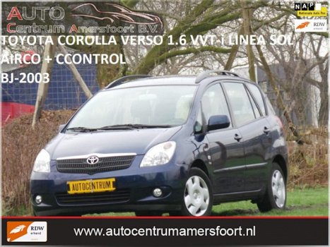 Toyota Corolla Verso - 1.6 VVT-i Linea Sol (AIRCO + INRUIL MOGELIJK ) - 1