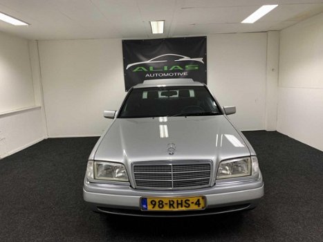 Mercedes-Benz C-klasse - 180 Elegance 1997 Grijs - Youngtimer - Automaat -Panorama Dak - NAP - 1