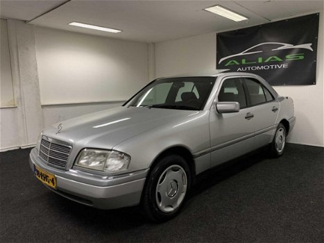 Mercedes-Benz C-klasse - 180 Elegance 1997 Grijs - Youngtimer - Automaat -Panorama Dak - NAP - 1