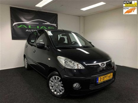 Hyundai i10 - 1.1 Pure 2009 Zwart AIRCO - 5DRS - NAP - 1