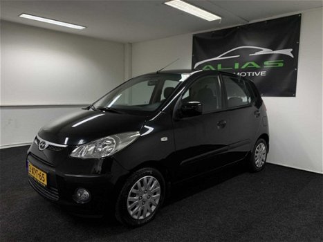 Hyundai i10 - 1.1 Pure 2009 Zwart AIRCO - 5DRS - NAP - 1