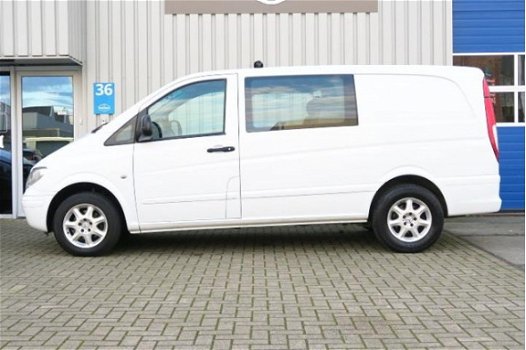 Mercedes-Benz Vito - 109 CDI 320 Lang DC Ambiente luxe *DUBBEL CABINE*INRUIL KOOPJE*AIRCO* APK -11-2 - 1