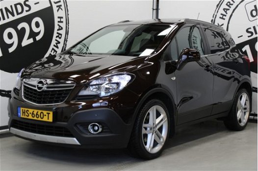 Opel Mokka - 1.4 T Cosmo NAVIGATIE CLIMATE CONTROL OPC LEER SCHUIFDAK SPORTSTOELEN 19 INCH LICHTMETA - 1