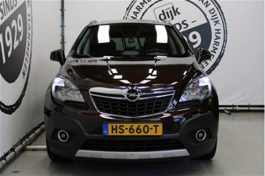 Opel Mokka - 1.4 T Cosmo NAVIGATIE CLIMATE CONTROL OPC LEER SCHUIFDAK SPORTSTOELEN 19 INCH LICHTMETA - 1
