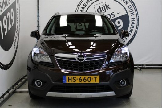 Opel Mokka - 1.4 T Cosmo LPG NAVIGATIE CLIMATE CONTROL OPC LEER SCHUIFDAK SPORTSTOELEN 19 INCH LICHT - 1