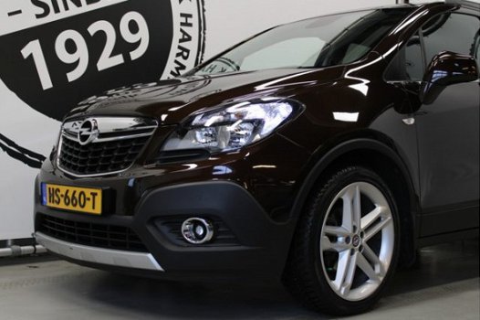 Opel Mokka - 1.4 T Cosmo LPG NAVIGATIE CLIMATE CONTROL OPC LEER SCHUIFDAK SPORTSTOELEN 19 INCH LICHT - 1