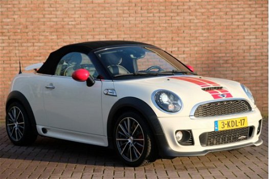 Mini Mini Roadster - 1.6 John Cooper Works 211pk 6-bak Chili | Navi | Xenon | Leder | Cruise - 1