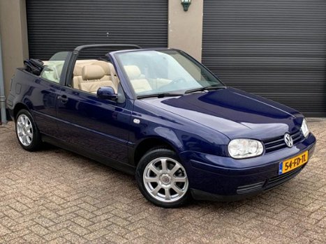 Volkswagen Golf Cabriolet - 1.8 Highline Airco Leer - 1