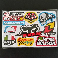 Sticker set Sponsoren Motorcross Superbike