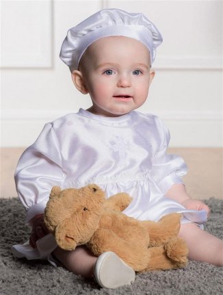 wit/blauw doopkleding dooppakje doopsetje doopkleding Thijs - Afbeelding 8