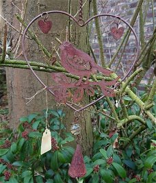 VOGELTJES HANGER MET BELLETJE