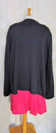 Ulla Popken Pure Grijsblauw vest Maat 46/48 UP151 - Afbeelding 4