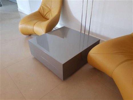 Design hoogglans salontafel met lade ELKE GEWENSTE KLEUR - 2