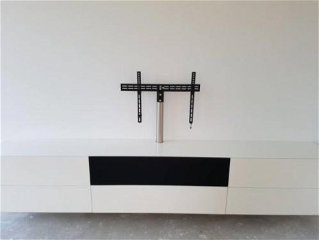 Design zwevend tv meubel met speakerfront - 6