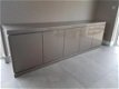 Design metallic hoogglans tv meubel / kast / dressoir - 3 - Thumbnail