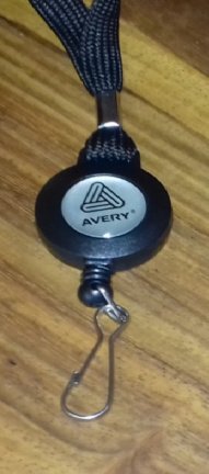 Key-cord Avery(met afrolsysteem en clips haak) - nr. 1