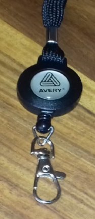 Key-cord Avery(met afrolsysteem met karabijnhaak) - nr. 1