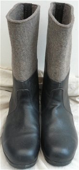 Winter Laarzen / Winterstiefel, NVA, Maat: 46, DDR, jaren'70/'80.(Nr.1) - 2