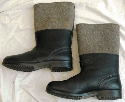 Winter Laarzen / Winterstiefel, NVA, Maat: 46, DDR, jaren'70/'80.(Nr.1) - 8