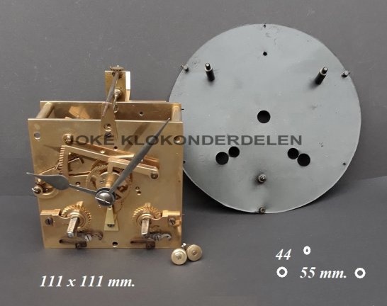 === Frans pendule uurwerk = AD. Mougin = oud === 41590 - nr. 1