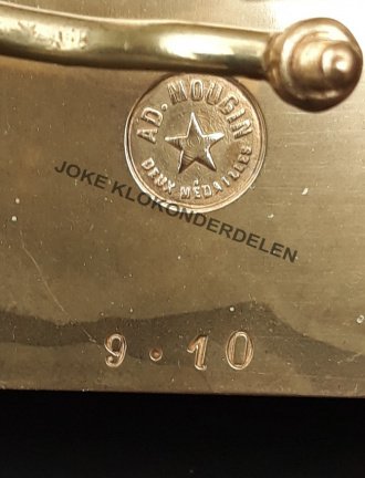 === Frans pendule uurwerk = AD. Mougin = oud === 41590 - Afbeelding 5