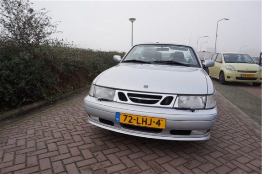 Saab 9-3 Cabrio - 2.0 TURBO SE ECC AIRCO CRUISECONTROL LEDER TREKHAAK ELECTR.CABRIOKAP 4X ELECTR.RAM - 1