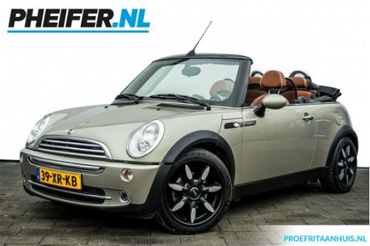 Mini Mini Cabrio - 1.6 116pk Aut. Cooper Sidewalk Elek. kap/ Lederen int./ Stoelverwarming/ Pdc/ Win - 1