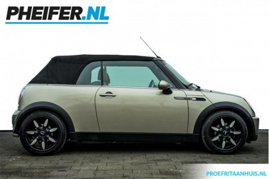 Mini Mini Cabrio - 1.6 116pk Aut. Cooper Sidewalk Elek. kap/ Lederen int./ Stoelverwarming/ Pdc/ Win - 1