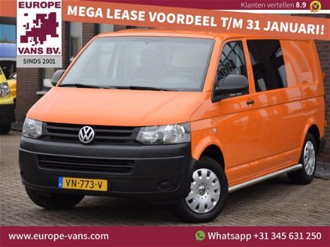 Volkswagen Transporter - 2.0 TDI 115pk Lang D.C. Airco 04-2015 - 1