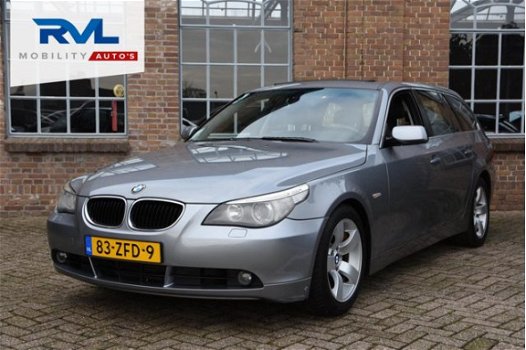 BMW 5-serie Touring - 530d Executive 2004 221.356 KM Automaat Youngtimer leder navi cruise clima Pan - 1