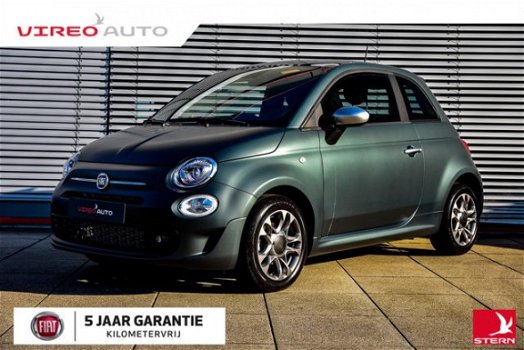 Fiat 500 - TWIN AIR TURBO 85 PK ROCKSTAR SPORT MATGROEN CLIMA - CRUISE - NAVI - LMVELGEN - BLUETOOTH - 1