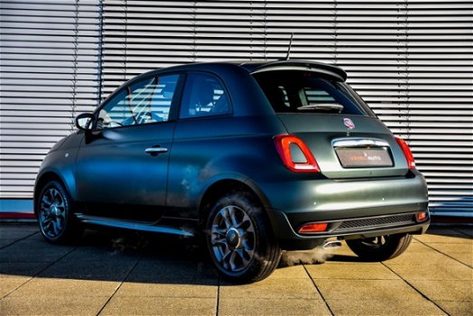 Fiat 500 - TWIN AIR TURBO 85 PK ROCKSTAR SPORT MATGROEN CLIMA - CRUISE - NAVI - LMVELGEN - BLUETOOTH - 1